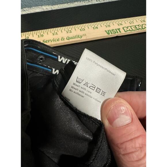 Oscar Jacobson WPS Golf Rain Pants Black Windbreaker Rain Protection Size XL - Picture 7 of 12